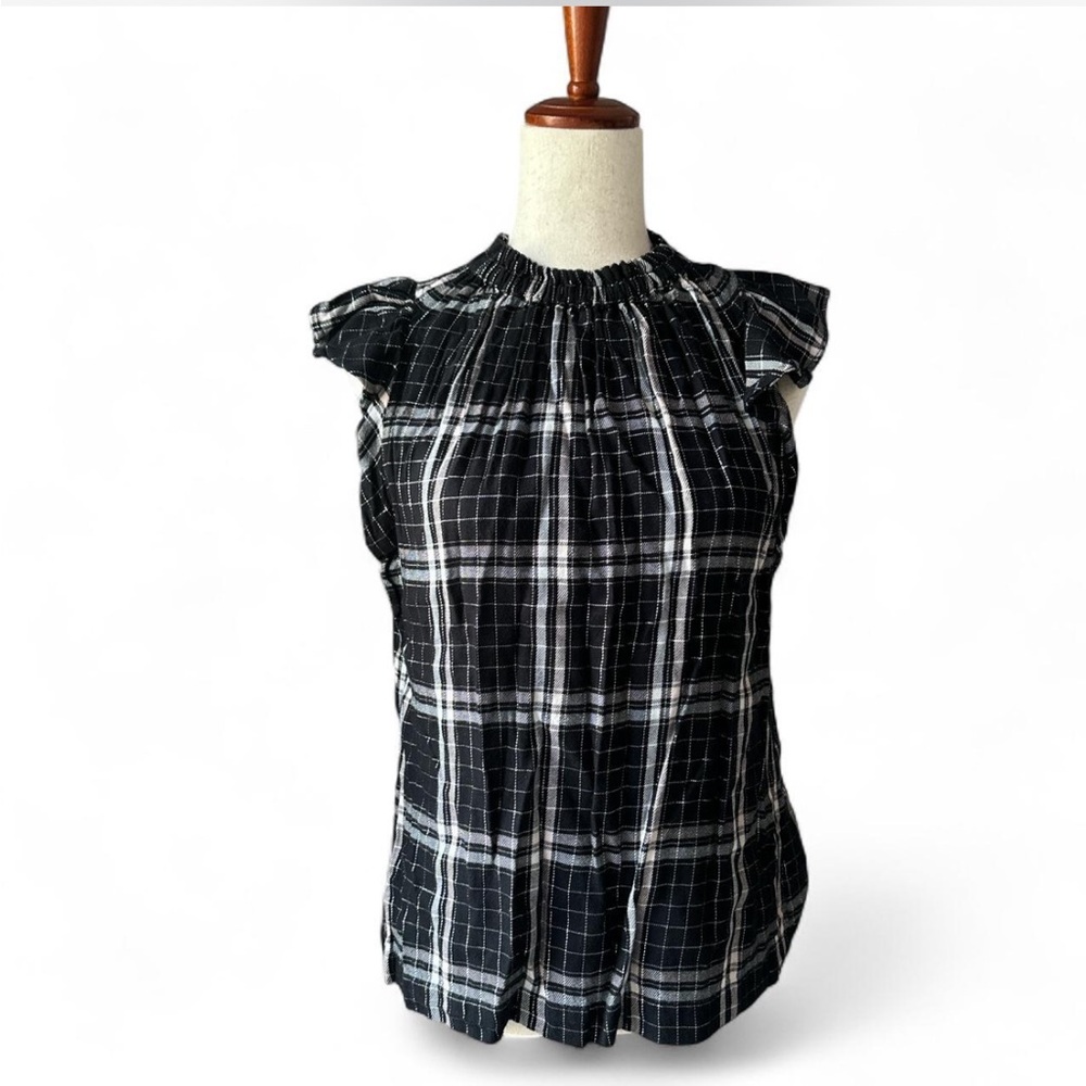 Gap plaid blouse
